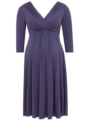Willow Maternity Dress - Grape - Mums and Bumps