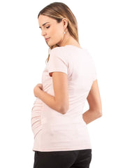 Wrap Maternity & Nursing Top - Petal Pink - Mums and Bumps