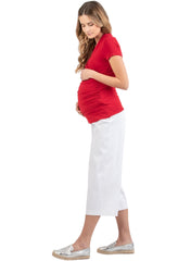 Wrap Maternity & Nursing Top - Red - Mums and Bumps